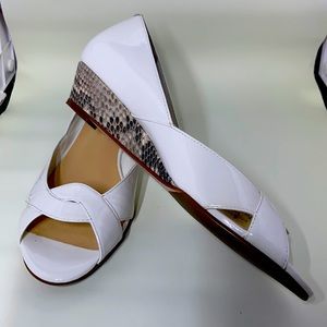 Cole Haan Air Darleen OT Patent Leather Wedge 8AA
